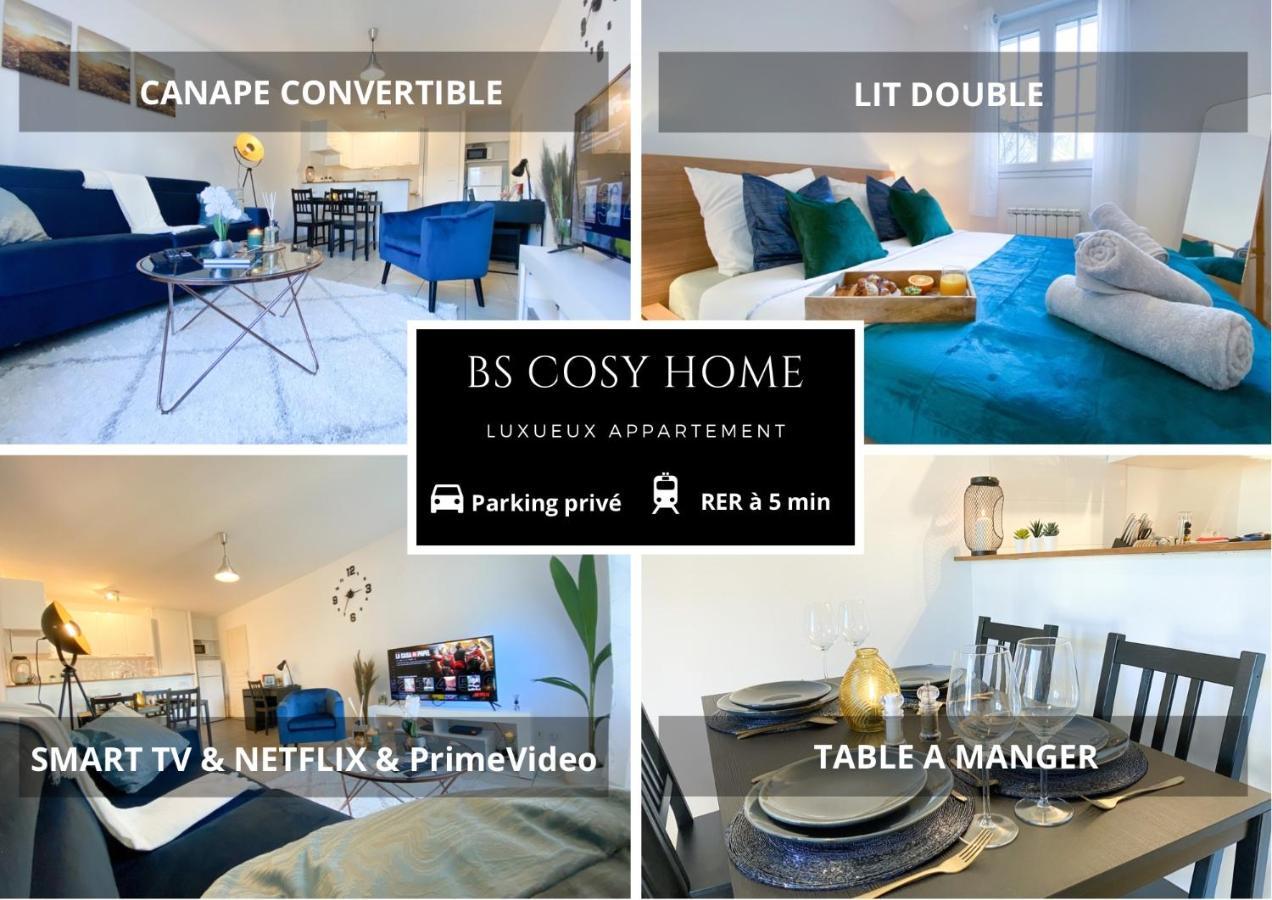Ferienwohnung Blue Pearl - Parking - Gare Rer A 5 Min Corbeil-Essonnes Exterior foto